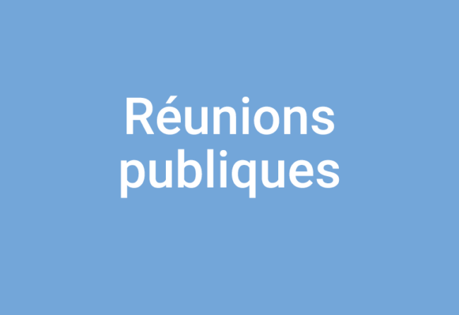 réunions-publiques Réunions publiques