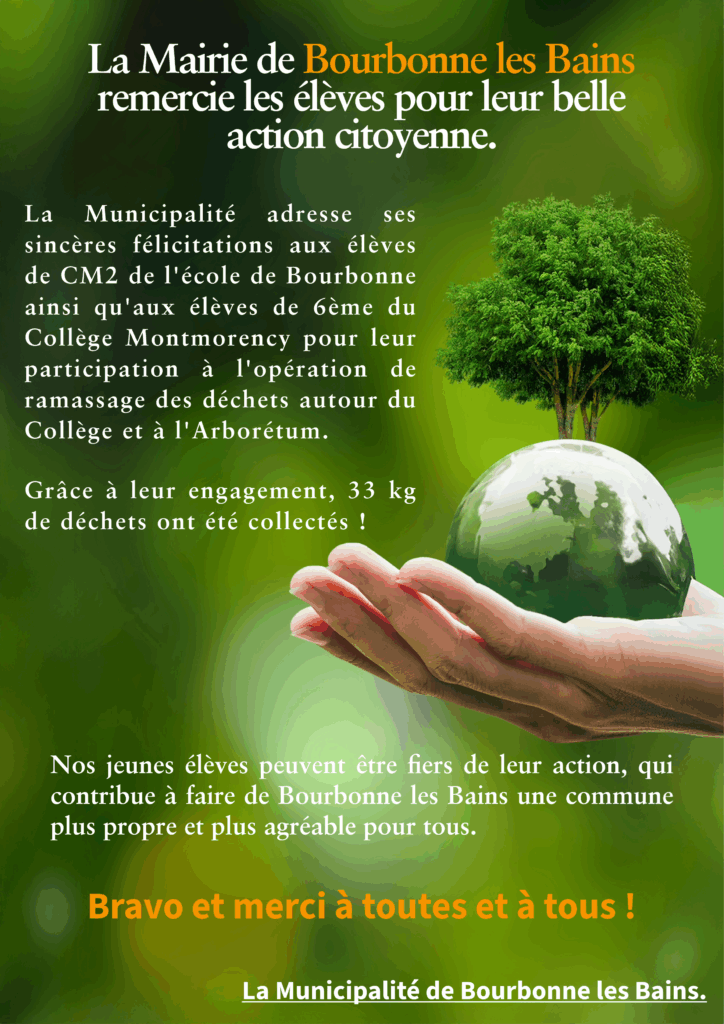 Affiche Belle action citoyenne